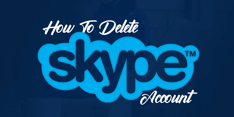 วิธีลบบัญชี Skype