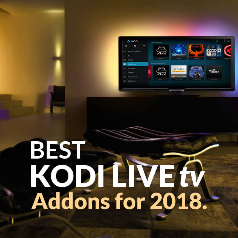 Addons TV en direct Kodi